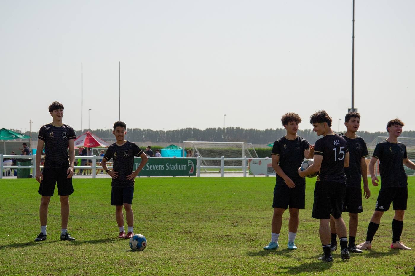 Origin FC player dribbling drill during training academy